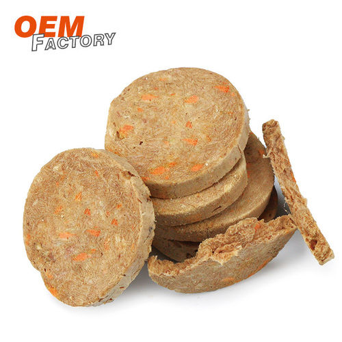 FD Chicken with Carrot Chip Freeze Dried Cat Treats Manufacturer OEM Dog Snacks Factory