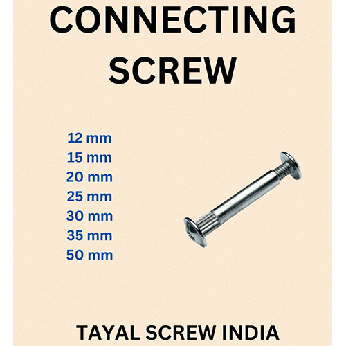 12Mm Connecting Screw - Color: Silver