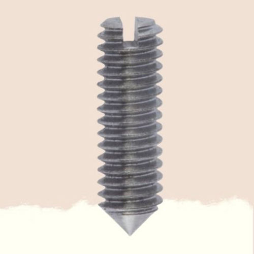 Silver M3 Ss Slotted Stud Pointed Pin Screw