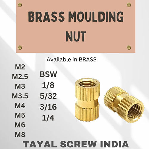 M2 Brass Moulding Nut
