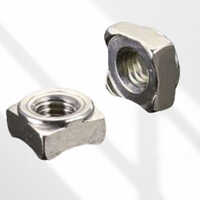 Silver M4 Ss304 Square Weld Nut