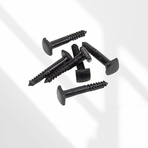 Black M6 Square Hex Wood Screw