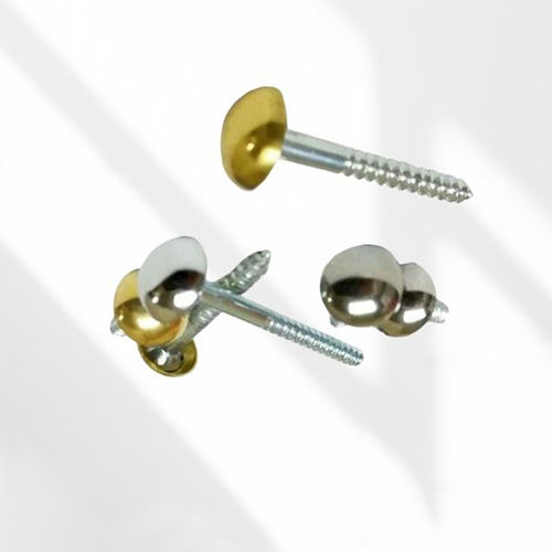 Silver Ms Brass Mirror Screw