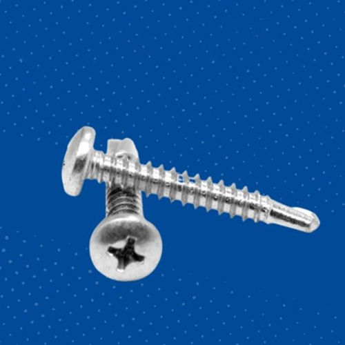 Silver Ss304 Pan Head Drilling Screw