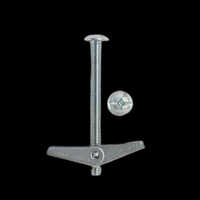 M4 Ss304 Toggle Anchor Fastener - Stainless Steel, M4x70/m5x70/m6x70 Sizes, Silver Color, Polished Finish - Round Head Type For Secure Fit