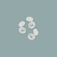 M3 Screw Cover Cap - Durable Plastic, Various Sizes, White Color, Round Head Design | Ideal For Industrial Applications