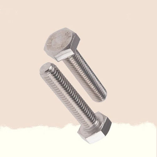 Silver M3 Din933 Hex Bolt