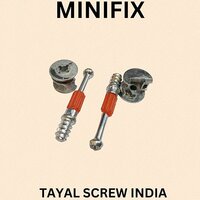Minifix Connecting Bolt - Color: Silver