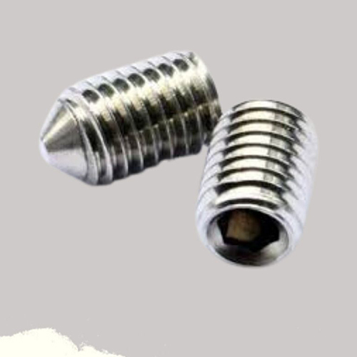 M3 SS304 DIN 914 Grub Screw Cone