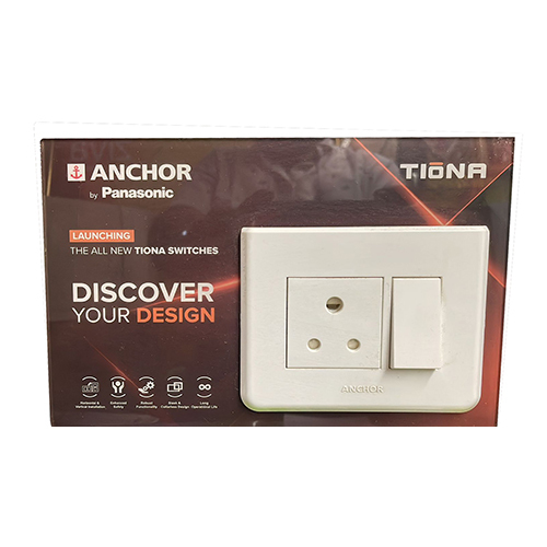 Anchor White Tiona Switches and Socket