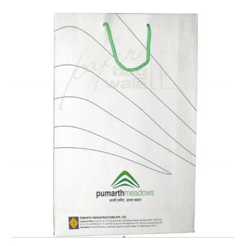 White Duplex Board Laminated Bag