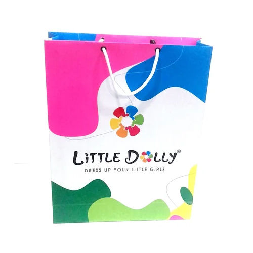 Multicolor Multi Color Print Paper Bag