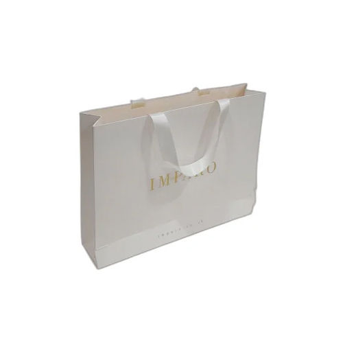 White Branding Purpose Paper Bag