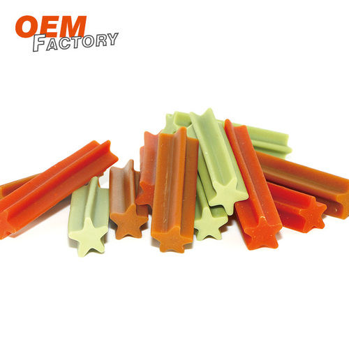 Orange Avocado And Duck With Barbecue Dental Care Stick Best Dog Chews Supplier Oem Dog Dental Chews Factory