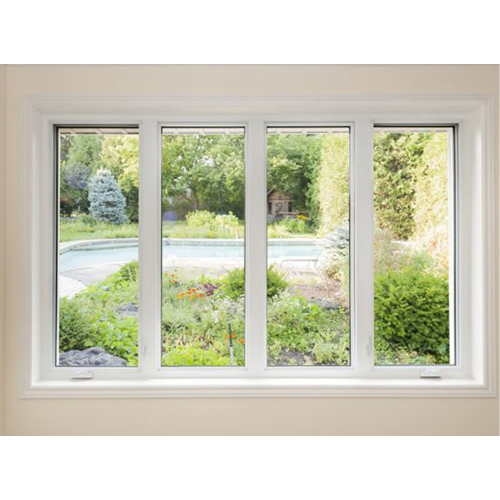 UPVC 4 Panel Casement Windows And Mesh