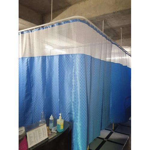 Blue Hospital Cubicle Curtain Tracks