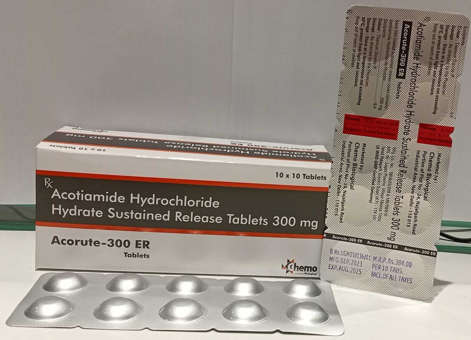 Acotiamide Hydrochloride Hydrate 300mg tablets