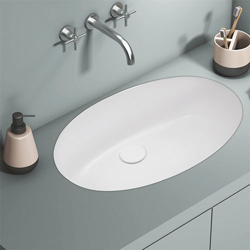 White Zola Under Counter Basin