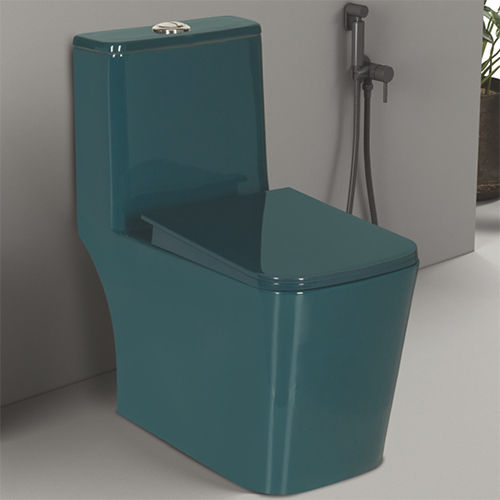 Opal Foresta Green Glossy 6D Siphonic Closet