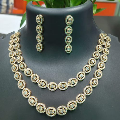 Special Golden Artificial Necklace Set