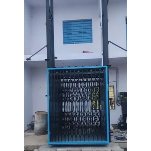 Iron Single Mast Hydraulic Goods Lift