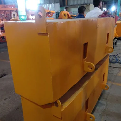 Yellow 12 Ton Counter Weight