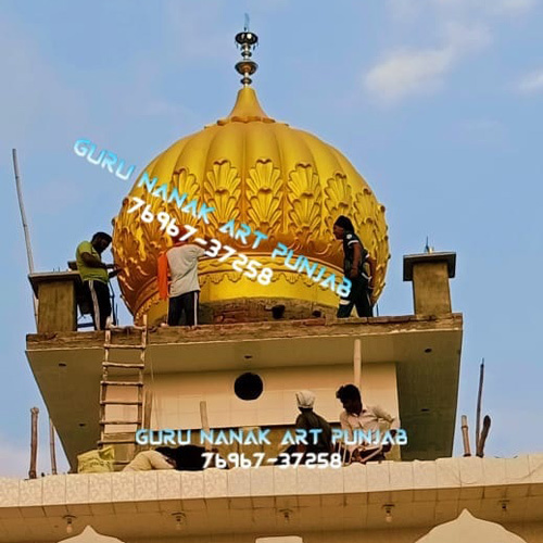 11 feet Gurudwara Fiber Glass Dome Gumbad