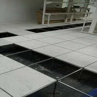 Low Finished Raised Floor For Server Rooms - Steel, 33mm Thickness, Square Shape, Grey/custom Color | Anti-static, Matte Finish, Suitable For Corporate, Commercial And Residential Buildings