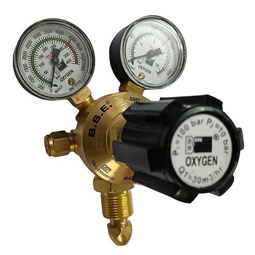 Single Stage Gas Pressure Regulator For Oxygen