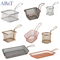 French Fries Serving Basket - Color: Multi Color