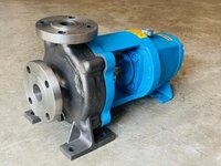 Single Stage Horizontal End Suction Pump - Capacity: Up To 2200mâ³/hr, Head: Up To 150m, Discharge Size: 25mm To 300mm, Temperature: Up To 350â°c, Speed: Up To 3500 Rpm, Ideal For Diverse Applications In Power And Chemical Industries