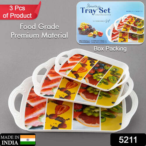 SERVING TRAY SET (PACK OF 3 PCS)