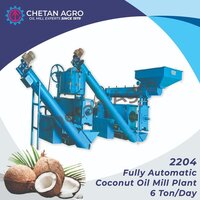 Fully Automatic Coconut Oil Mill Plant Chetan Agro Oil Mill Plant Capacity 6 ton/day