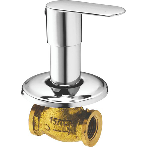 Silver 15Mm Slim Concealed Cock - Finish: Glossy