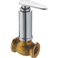 Caslon Brass Marble Concealed Cock - Color: Silver