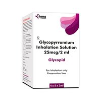 Glycopyrronium Inhalation Solution 25 Mcg - Physical Form: Liquid
