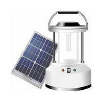 Portable Solar Lamps - Color: White And Blue