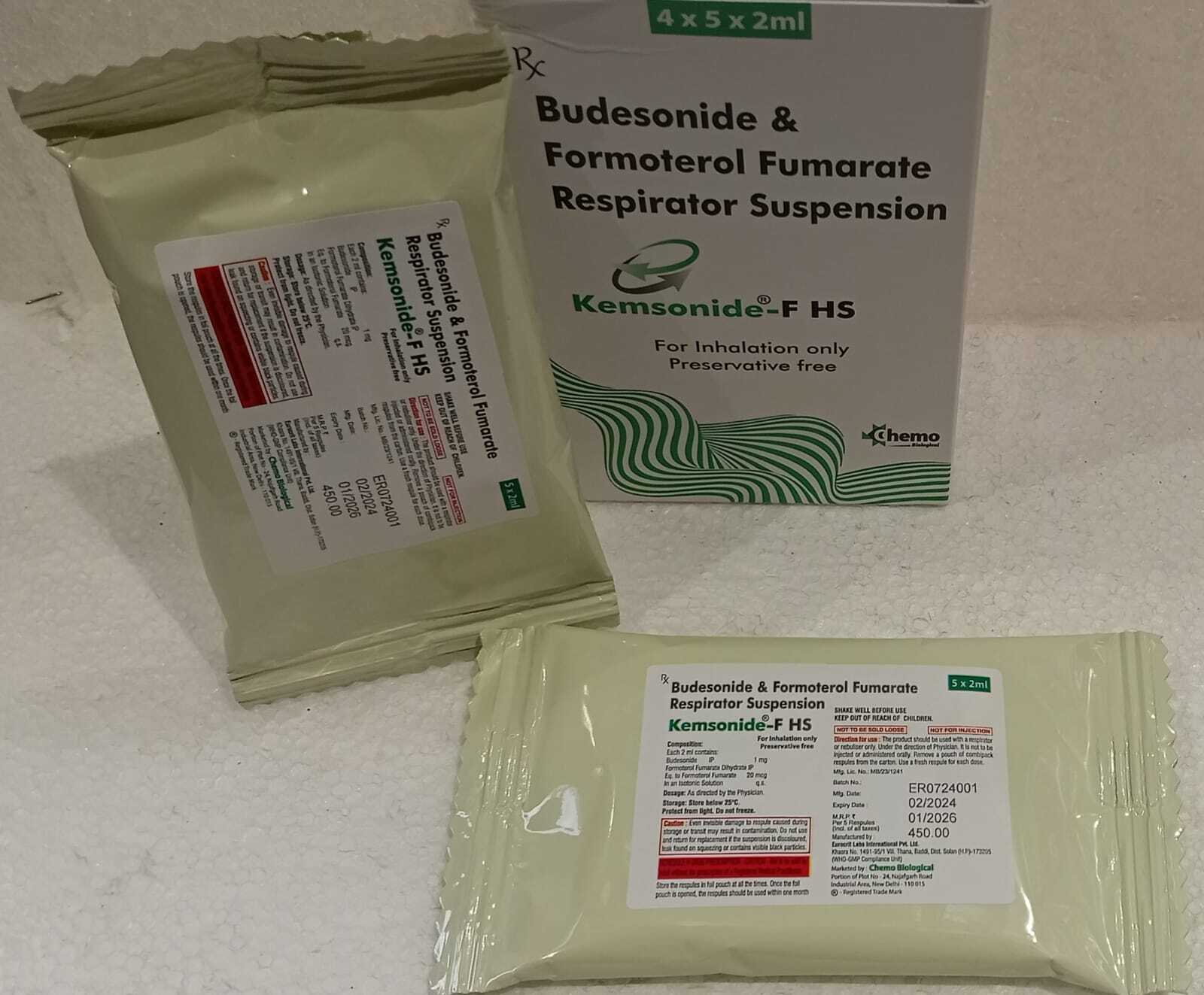 Formeterol & budesonide Respiratory Suspension