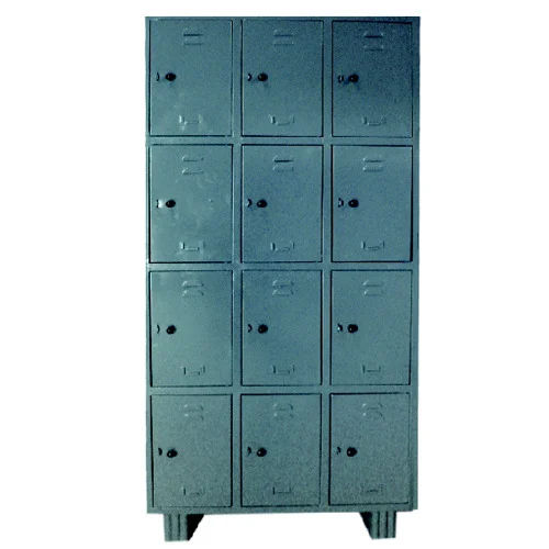 Grey 12 Compartment Industrial Locker