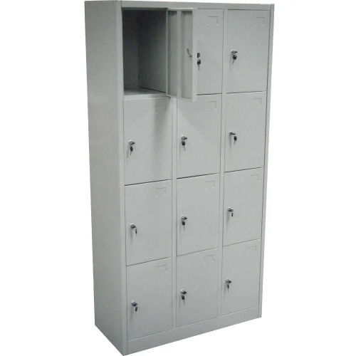 Grey 12 Compartment Office Locker