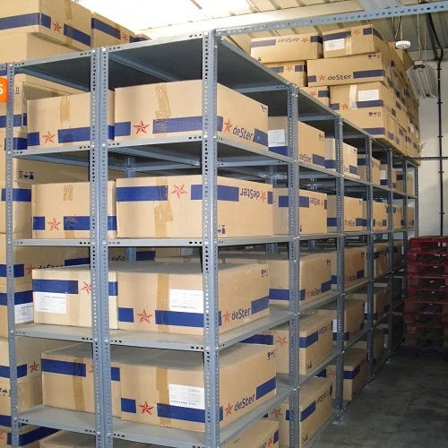 Ms Slotted Angle Shelving Rack Capacity: 100 Kg Kg/Day