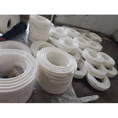 Milky White Pvc Garden Pipe - Diameter: 1/2 Inch (In)