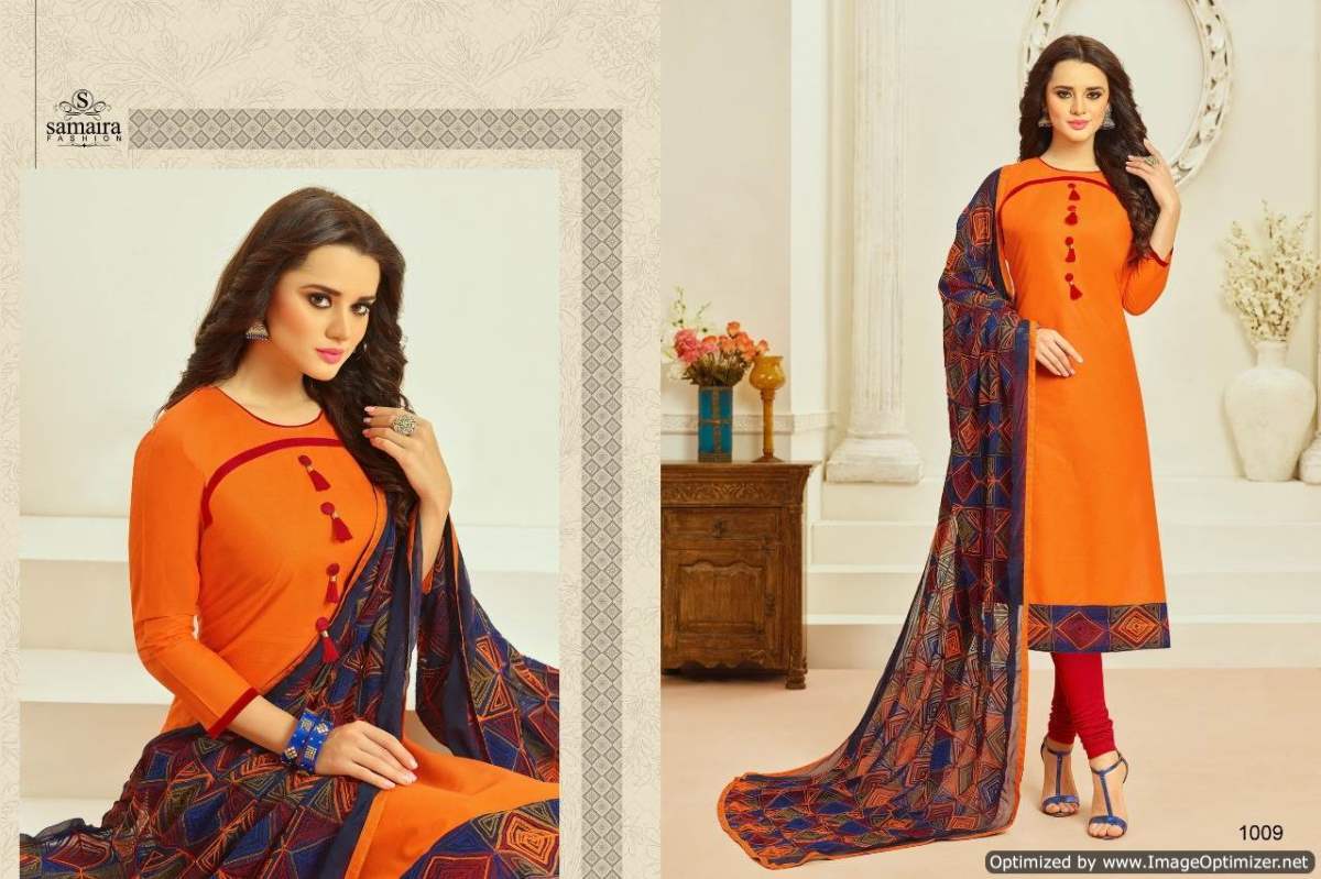 Samaira Monalisa Vol-1  Dress Material