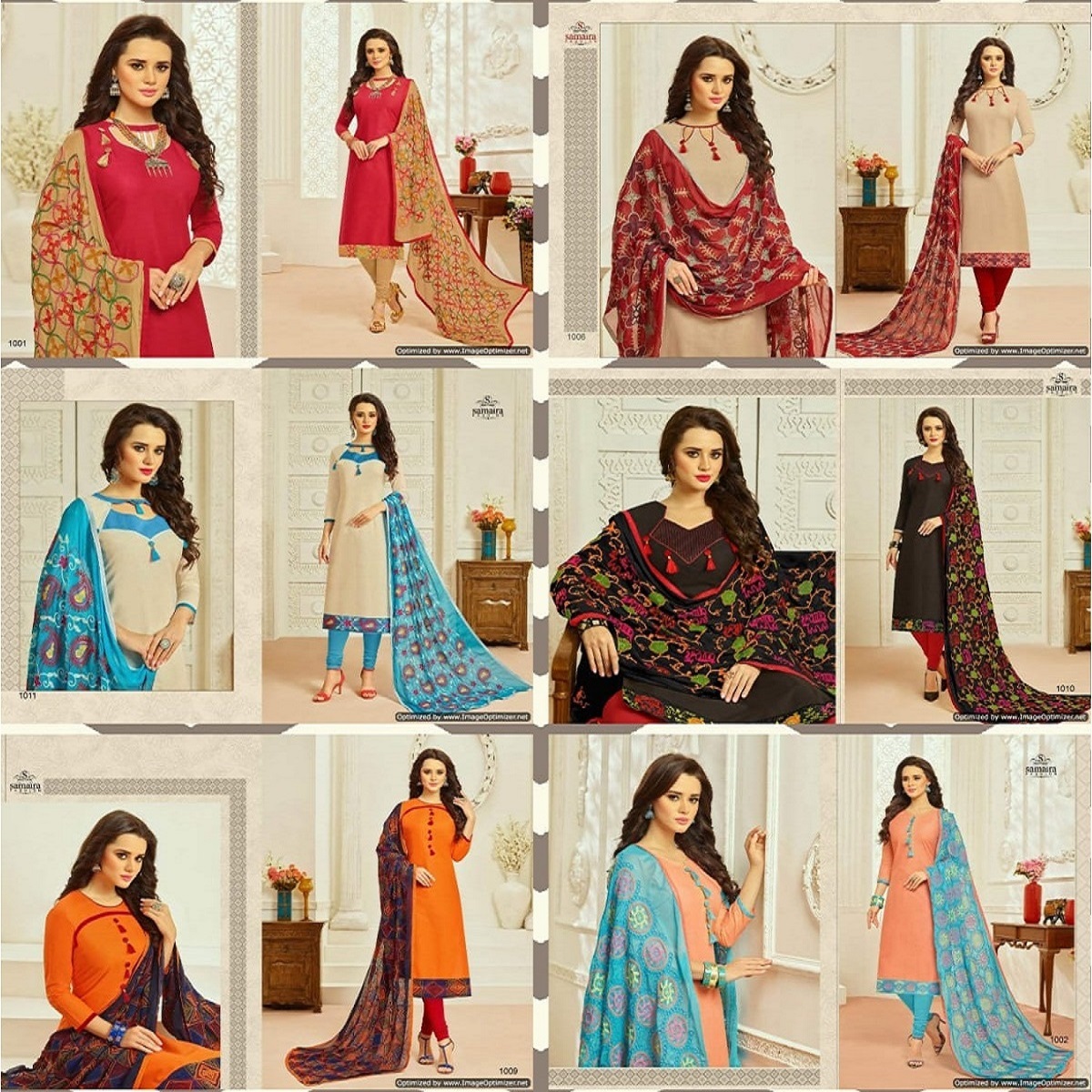 Samaira Monalisa Vol-1  Dress Material