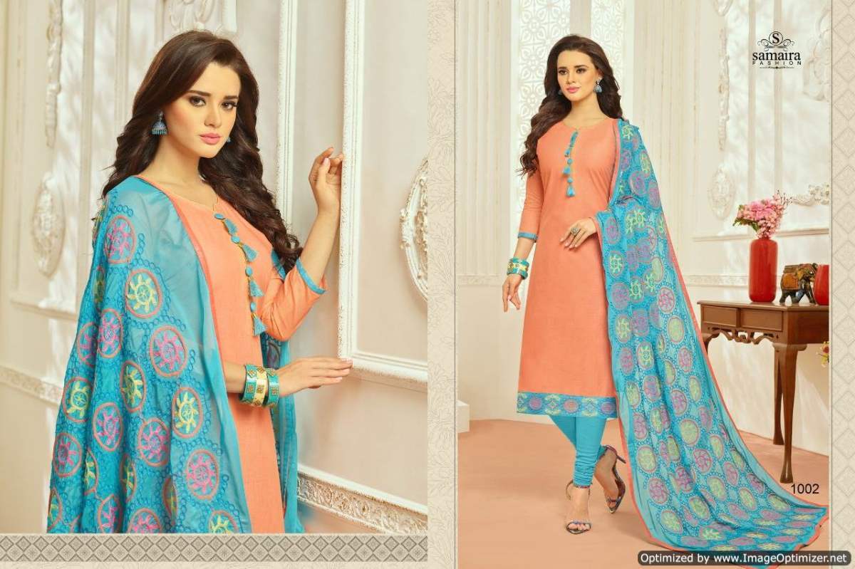 Samaira Monalisa Vol-1  Dress Material