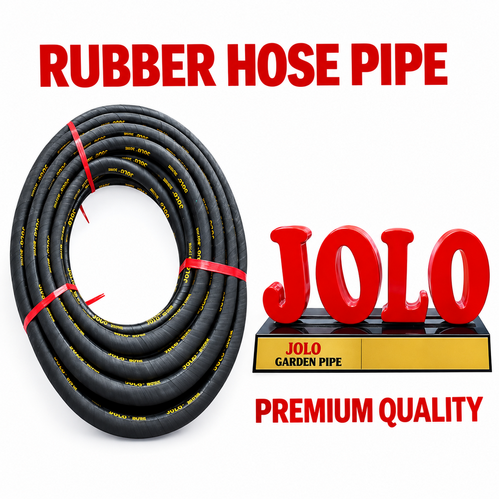 High Grade Rubber Hose Pipe - Color: Milkey White