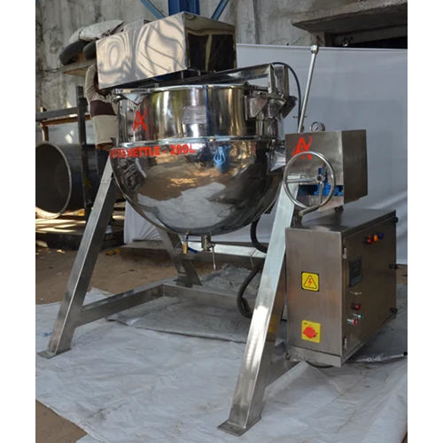 Silver Jacketed Heater Paste Kettle