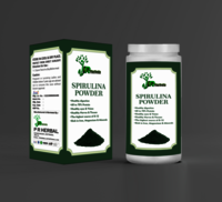 Herbal Spirulina Powder - Herbal Churan & Powder | Rich In Nutrients, Complete Protein Source, Supports Immune Health And Detoxification