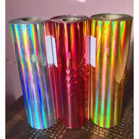 Holographic Hot Stamping Foil - Pvc Material, 25 Inch X 120m, Customizable Design, Multiple Colors Available | High-quality Commercial Use