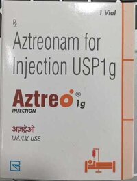 Aztreo 1gm Injection - Ingredients: Aztreonam (1gm)